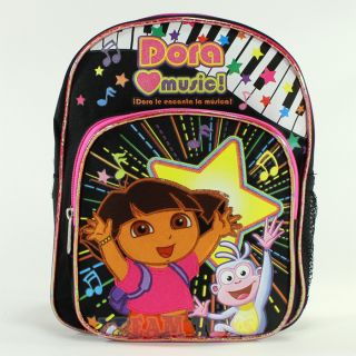10" Dora The Explorer and Boots Star Mini Toddler Backpack Girls Book Bag