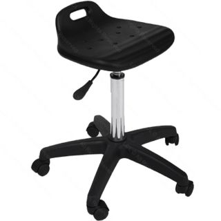 Inkbed Tattoo All Purpose Black Saddle Seat Stool Chair Ink Bed Salon Equipment