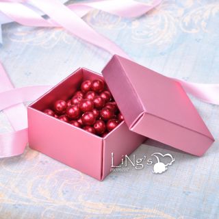 Gold Pink Red Favor Gift Boxes Wedding Baby Shower Party Candy Box Decor