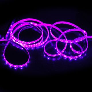 Waterproof Purple LED Strip 3528 SMD 300LED 5M Flexible Lamp Light 12V 60LED M