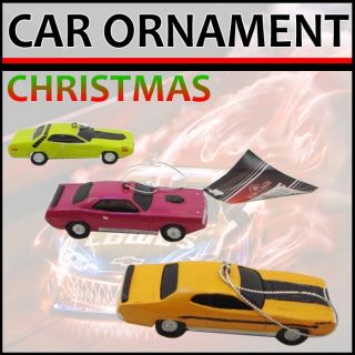 Chrysler Plymouth Car Ornament Set of 3 Assorted Christmas Ornament
