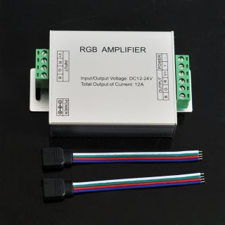 High Quality 12V 12A RGB Signal Amplifier for 35285050 RGB SMD LED Strip Lights