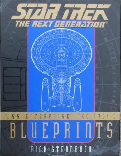 Star Trek Enterprise NCC 1701 D Blueprints Next Gen