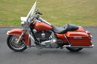 2011 Harley Davidson Road King Standard FLHR Sedona Orange ABS Tach True Duals