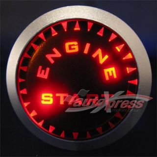 Push Button Start Kit Ignition Engine Starter – Red