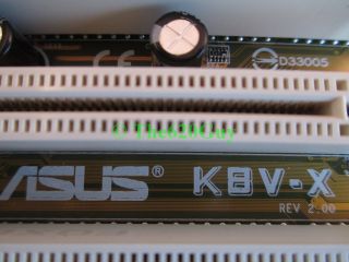 Asus K8V x Rev 2 00 Socket 754 ATX Motherboard AMD Sempron 3000 CPU Fan I O