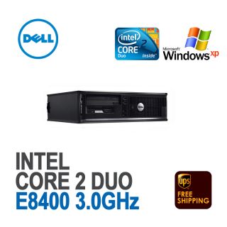 Dell Optiplex 780 Desktop PC Intel Core2Duo E8400 3 0GHz 4G 160g Dvdwin XP Pro
