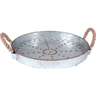 Wilco Round Metal Serving Tray