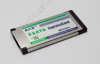 eSATA External Laptop Notebook PCMCIA Express Expansion Card 34mm Slot New