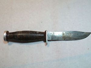 Vintage Craftsman Fixed Blade Hunting Knife 10"