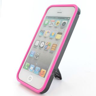For Apple iPhone 5 5g 5S Tri Max Heavy Duty Hybrid Hard Case Cover Kickstand