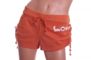 Derek Heart Womens Juniors Gray Orange Purple Shorts Swim Suit Cover Up Med New