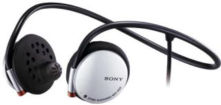 B57 New Sony MDR AS30G Neckband Active Sport Style Headphones for iPod Silver