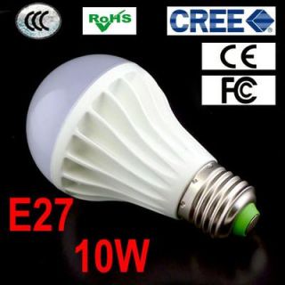 2014 New 6pcs E27 10W Warm White Energy Saving LED Light Bulb Lamp from USA