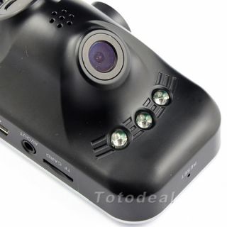 Full HD 1080p Dual Lens Car DVR 230°WIDE Angle Motion Detection IR Night Vision