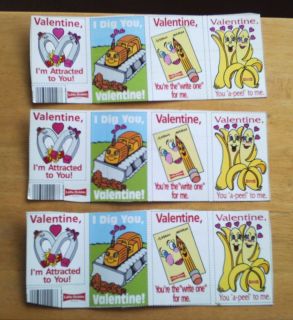 Little Debbie Valentine Cards Cut from Snack Food Boxes