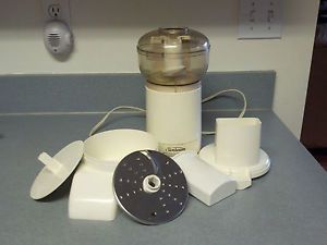 (NO Blade) SUNBEAM Professional Food Processor Heavy Duty 84071 WHITE  Vintage