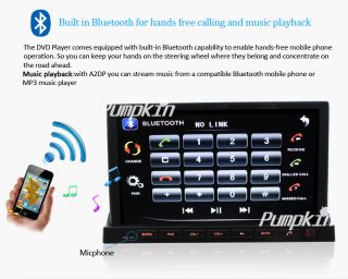 Android 2 3 2 DIN in Dash Car DVD Player Head Unit GPS Nav 7" Tablet PC 3G WiFi