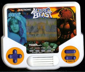 1988 Tiger Altered Beast Sega Electronic Handheld LCD Arcade Game Toy Travel