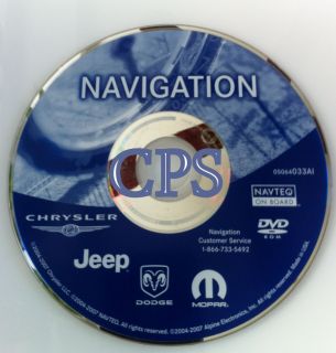 2010 Update 2004 2005 2006 2007 2008 Chrysler Pacifica GPS Navigation DVD Map
