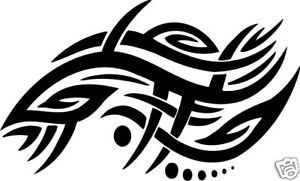 Car Hood Decal Graphics Small Tribal Design Squeegee