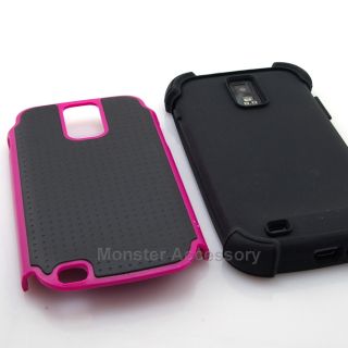 Baby Pink x Shield Dual Layer Hard Case Gel Cover Samsung Galaxy s 2 T Mobile