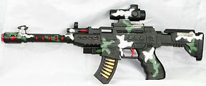 Brand New Toy Gun Rifle Flash Lights Sound Effects Boys Kids Great Fun
