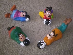 Vintage 1992 Burger King Disney Goof Troop Bowling Set of Kids Meal Toys