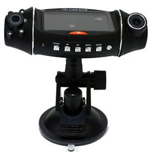 Dual Camera Car DVR Black Box GPS Logger G Sensor 2 7" Screen 270°ROTATING Lens