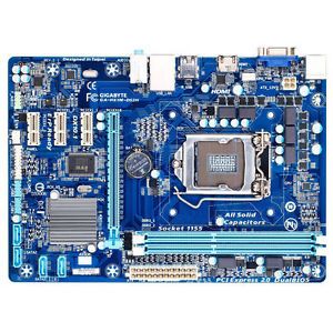 New Gigabyte GA H61M DS2H LGA1155 Intel H61 DDR3 A GbE Micro ATX Motherboard 0818313013439