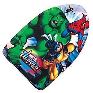 Marvel Heroes Spider Man Wolverine Hulk Kids Swimming Pool Toy Floatie Kickboard