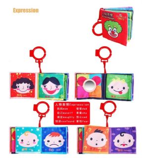 Hot Unisex Kids Baby Intelligence Development Infant Cloth Cognize Book Toy