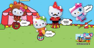 Sanrio Hello Kitty McDonalds Jumbo Circus Toys Plush Doll Figure Collection Gift