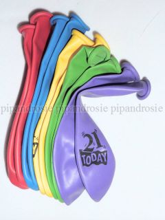 Choose A Pack 10 Expression Factory Happy Birthday Anniversary Printed Balloons
