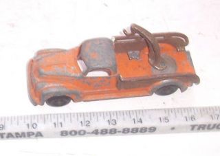 Hubley Metal Tow Truck Wrecker Diecast 1940s Toy Car