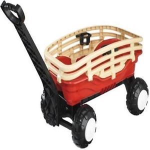 American Plastic Toy Deluxe Runabout Stake Wagon Toy Children Game Kids Fun New