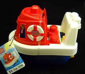 Mega Bloks Lil' Steam Boat Kids Building Kit Children Indoor Baby Toy Game 1