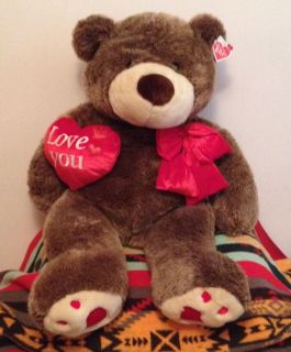 38" Giant Brown Teddy Bear Stuffed Animal Kids Adult Valentine's Day