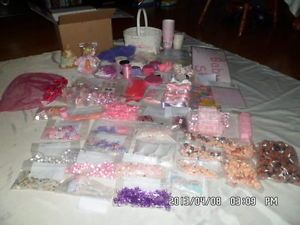 Enormous Lot of Girl Baby Shower Supplies Too Many to Count Must See Read