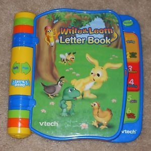 Pre Owned Vtech Write Learn Letter Book Includes User's Manual