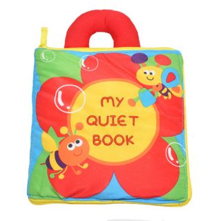Child Baby First Tearproof 3D Color Picture Activity Cloth Book My Quiet Book