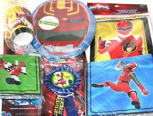 Power Rangers Birthday Party Supplies Choose Items You Need from This Listing