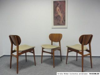 Danish Modern 60's Teak Dining Chairs Wegner Mogensen Era