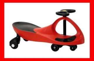 Red Plasmacar Wiggle Wheeler Kids Scooter Toy