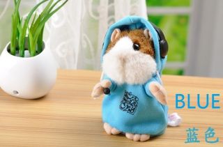 MC DJ Rapper Wear Clothes Hamster Talking Toy for Kids Early Learning