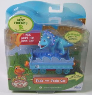 Dinosaur Train Tank with Train Car Triceratops by Learning Curving PBS Kids New