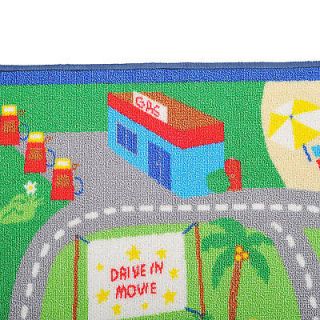 Childrens Educational Learning Carpet Farm Town Kids Village Road Play Rug Mat