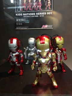 Kidslogic Marvel Iron Man LED 6 Pcs Earphone Plug Set for iPhone Galaxy New