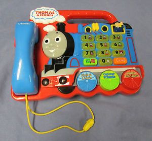 Vtech Thomas Friends Train Calling All Engines Talking Kids Desktop Phone Toy