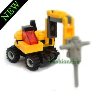 Children Plastic Building Blocks Intelligence Toy Bricks Boring Car Set Fit Lego